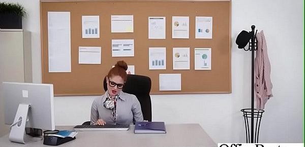  Office Sluty Girl (Lennox Luxe) With Big Round Boobs Banged Hard video-18
